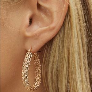 Gold Filigree Earrings for Women